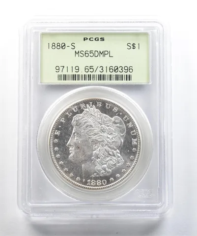 1880-S Morgan Silver Dollar MS65 DMPL PCGS OGH UpGrade? *1619