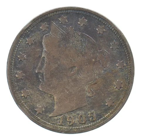 1905 Liberty V Nickel Beautiful Tone *9542