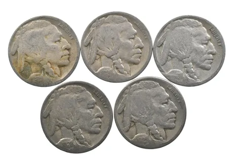 BETTER Lot 1929-D 1928-S 1928-S 1928-S 1929-S Buffalo Nickel Collection *176