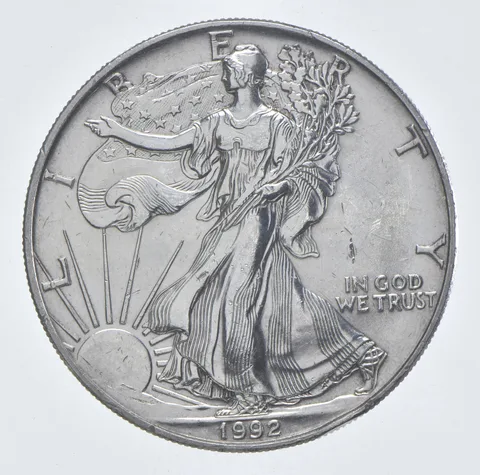 Better Date 1992 American Silver Eagle 1 Troy Oz .999 Fine Silver *513
