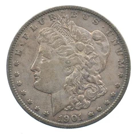 Early - 1901-O Morgan Silver Dollar - 90% US Coin *595