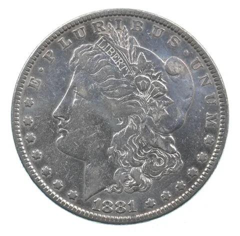 Early - 1881 Morgan Silver Dollar - 90% US Coin *880