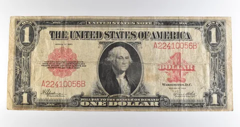1923 $1 Legal Tender Large Note Red Seal *3581