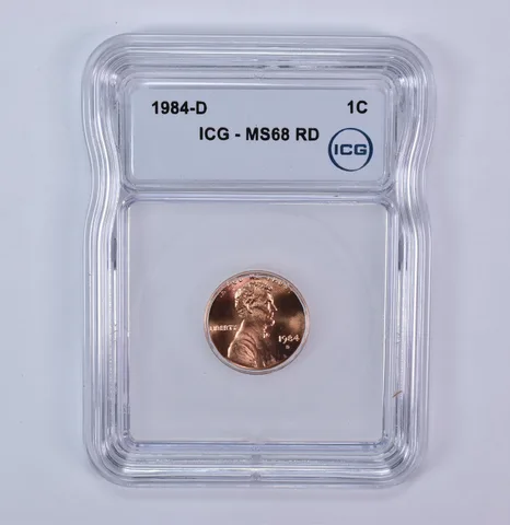 1984-D Lincoln Memorial Cent MS68 RD ICG