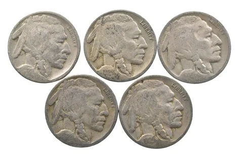 BETTER Lot 1927-D 1929-S 1927-D 1928-S 1929-S Buffalo Nickel Collection *150