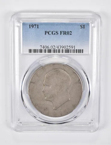 FR02 1971 Eisenhower Dollar PCGS Lowball a1782