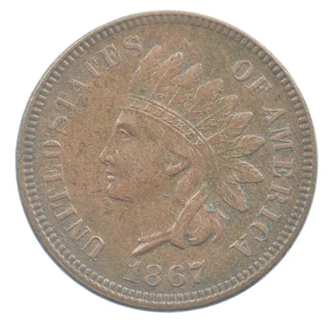 1867 Indian Head Cent *0182