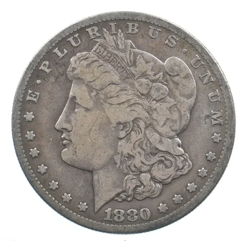 Early - 1880-S Morgan Silver Dollar - 90% US Coin *946