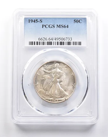 1945-S Walking Liberty Half Dollar MS64 PCGS *4972
