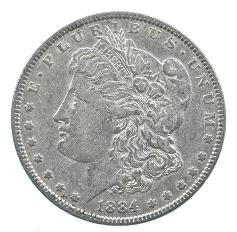 Early - 1884 Morgan Silver Dollar - 90% US Coin *603