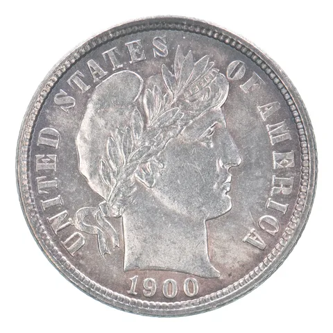 1900 Barber Dime Beautiful Tone *8901