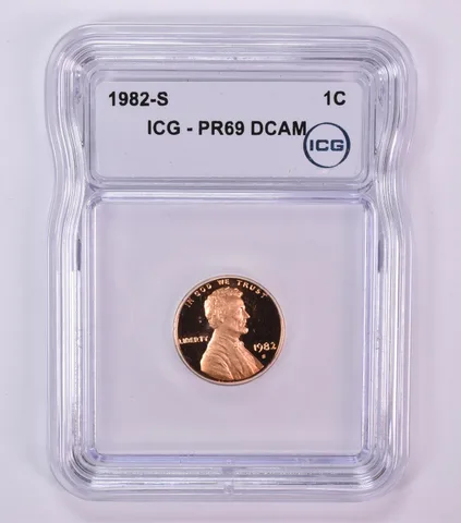 1982-S Lincoln Memorial Cent PR69 DCAM ICG