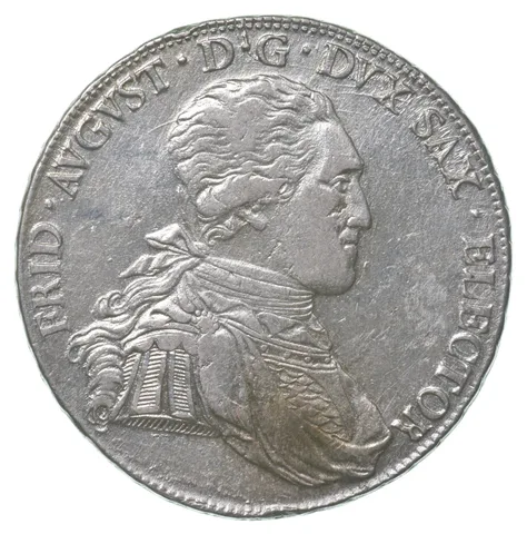 1806 Saxony-Albertine German States 1 Thaler a8515