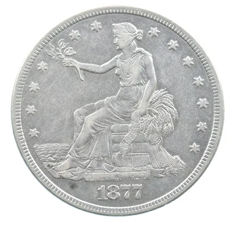 1877-S Seated Liberty Trade Dollar *3610