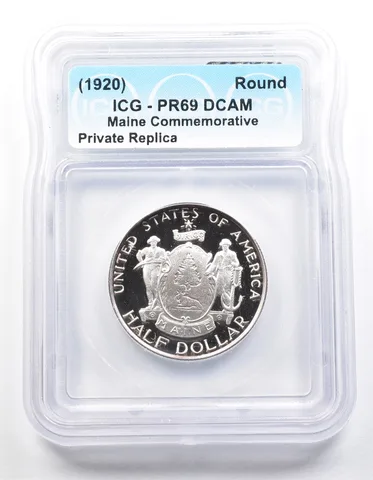 1920 Maine Half Dollar PR69 ICG Museum Gallery Strike a1256