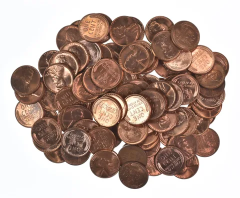 Lot Of (100) 1950-1958 Gem BU Red Lincoln Wheat Cent Lot Collection *553
