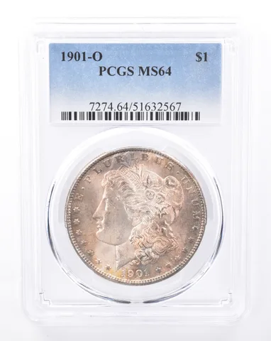 1901-O Morgan Silver Dollar MS64 PCGS Beautiful Tone *9417