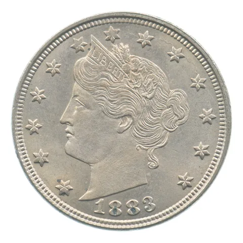 1883 Liberty V Nickel No Cents *6550