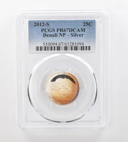 2012-S ATB Quarter Denali Silver PR67 DCAM PCGS Beautiful Tone *0943