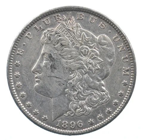 Early - 1896 Morgan Silver Dollar - 90% US Coin *906