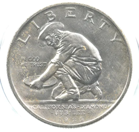 1925 California Diamond Jubilee Commemorative Half Dollar *0659