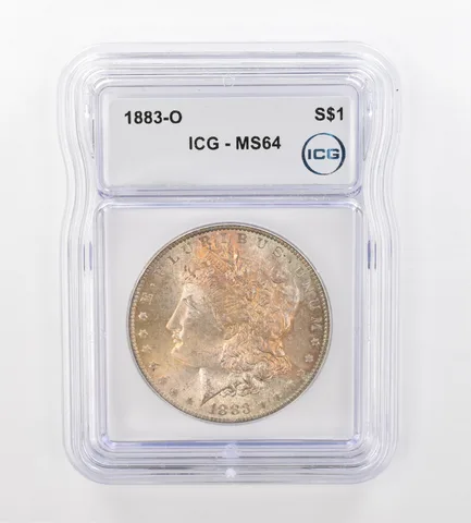 1883-O Morgan Silver Dollar MS64 ICG Beautiful Tone *0982