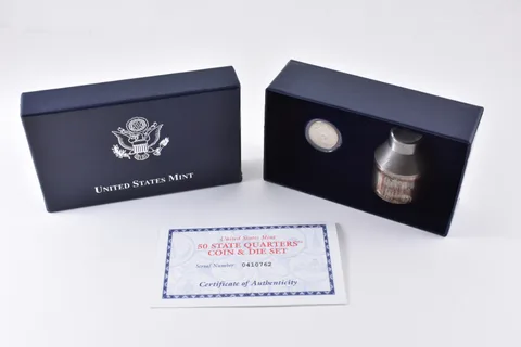 2000-P Washington State Quarter Virginia Coin & Die Set *0783