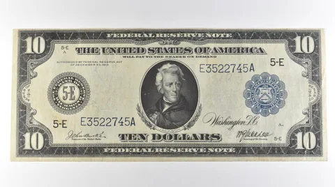 1914 $10 Richmond VA FRN Large Note Blue Seal *3102