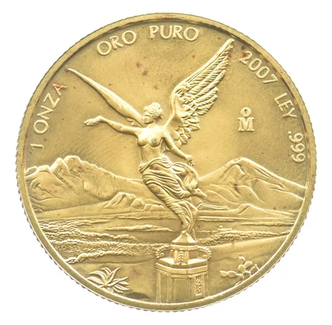 2007 Mo Mexico 1 Onza Gold Libertad *5594