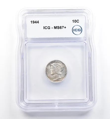 1944 Mercury Dime MS67+ ICG *0140