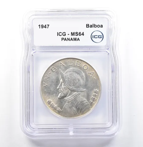 1947 Panama Balboa MS64 ICG *9871