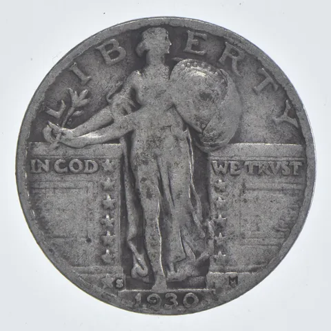 1930-S Standing Liberty Quarter Estate Coin Collection *948