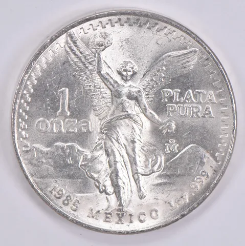 1985 Mexico 1 Onza Libertad .999 Silver