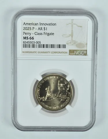 2025-P Innovation $1 Perry Class Frigate MS66 NGC