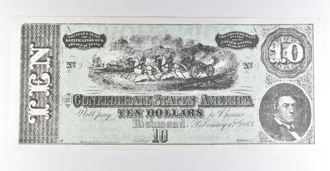 1994 Annual Coin Show Advertisement 1864 $10 Confederate States Of America *8438