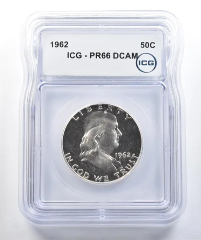 1962 Franklin Half Dollar PR66 DCAM ICG *1593