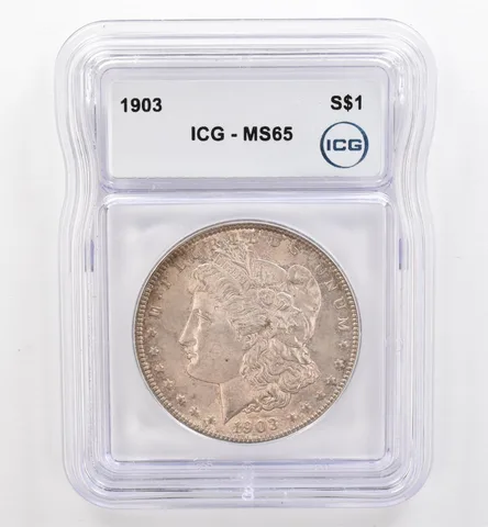 1903 Morgan Silver Dollar MS65 ICG Beautiful Tone *9485