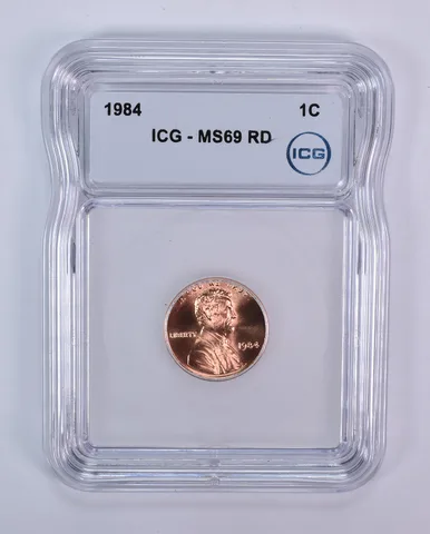 1984 Lincoln Memorial Cent MS69 RD ICG