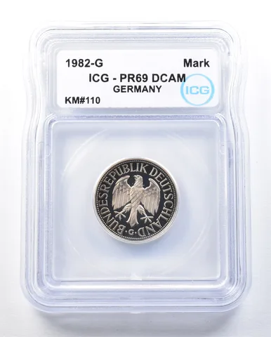 1982 G Germany Mark KM#110 PR69 DCAM ICG *8997