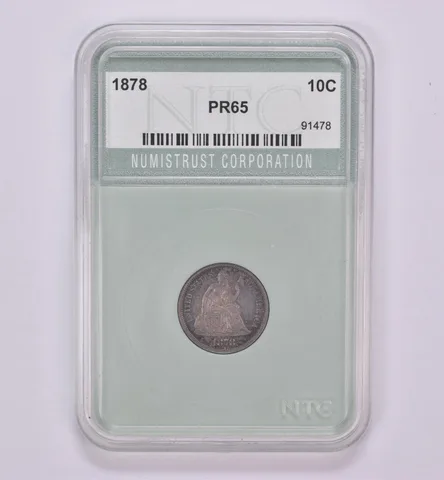1878 Seated Liberty Dime Beautiful Tone *0463
