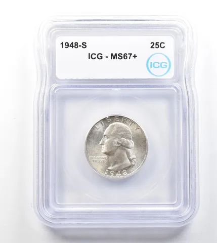 1948-S Washington Quarter MS67+ ICG *1881