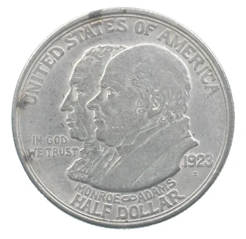 1923-S Monroe Doctrine Commemorative Half Dollar *9697
