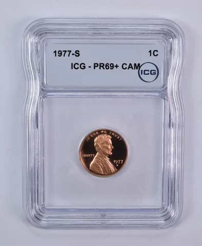 1977-S Lincoln Memorial Cent PR69+ CAM ICG