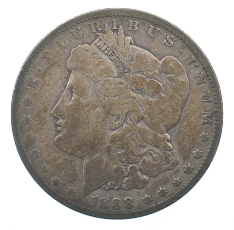 Early - 1888-O Morgan Silver Dollar - 90% US Coin *977