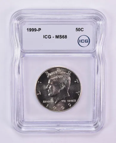 1999-P Kennedy Half Dollar MS68 ICG