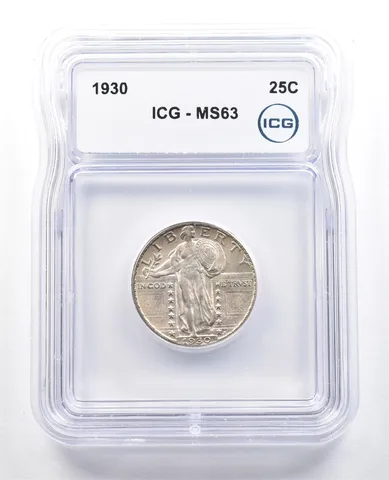 1930 Standing Liberty Quarter MS63 ICG *5025