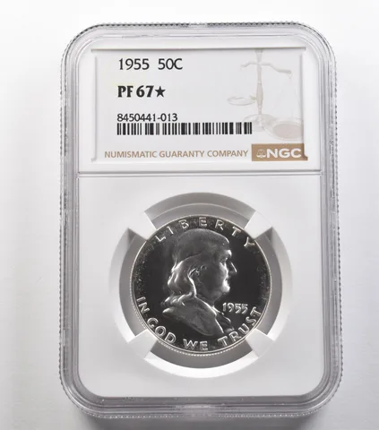 1955 Franklin Half Dollar PF67* STAR NGC *4831