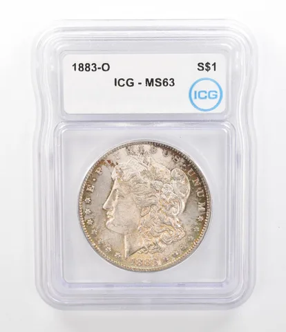 1883-O Morgan Silver Dollar MS63 ICG Beautiful Tone a9768