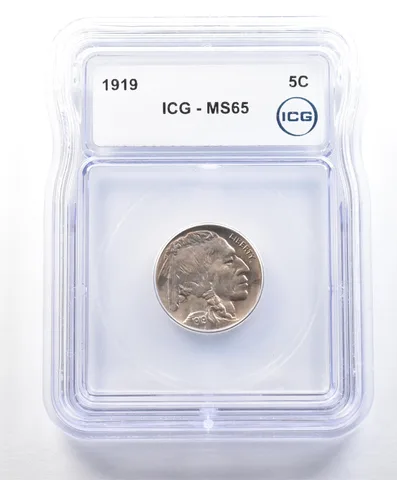 1919 Indian Head Buffalo Nickel MS65 ICG *9008