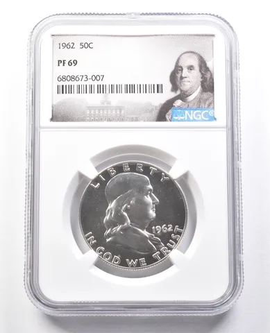 1962 Franklin Half Dollar PF69 NGC Great Contrast a1804